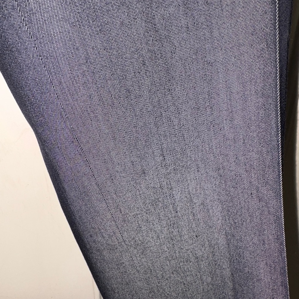 Elie Tahari Denim Blue Wool-Blend Pant Suit | Sz 14 Blazer / 12 Pants - Picture 10 of 14